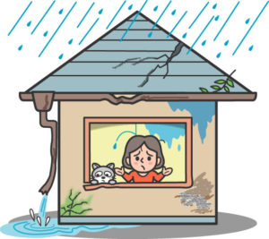 雨どいの点検<BR>広島の工務店　家づくりワンポイント