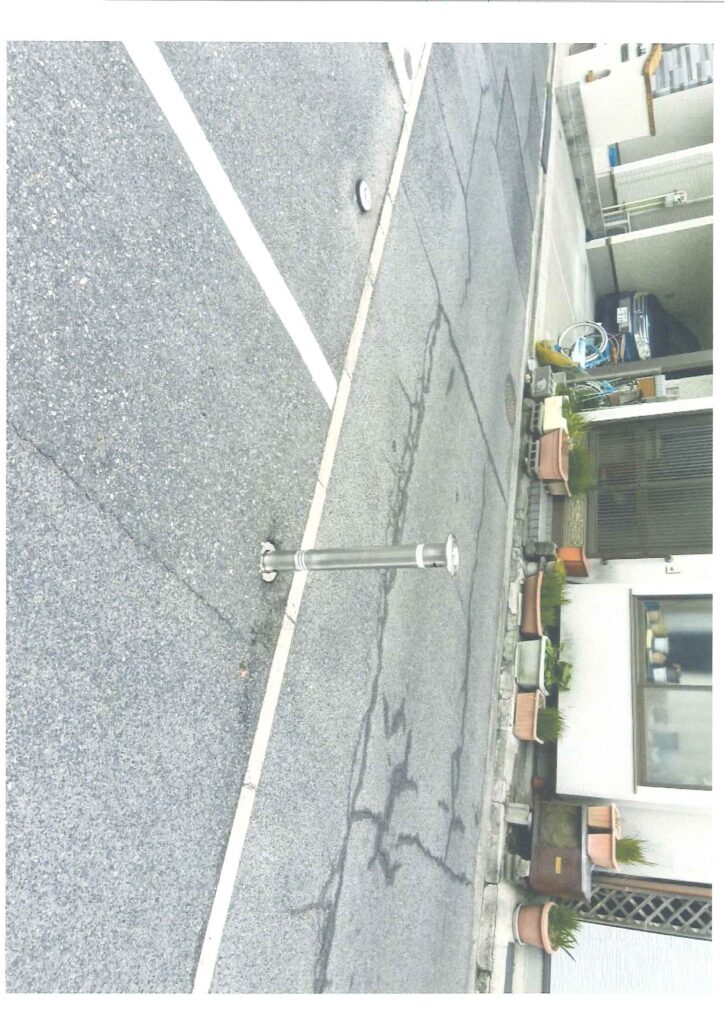 「バリカー取付け」広島市南区東霞町郵便局バリカー改修工事　施工中ブログ