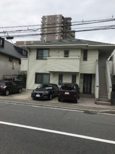 外部塗装完了　広島市南区リフォーム工事