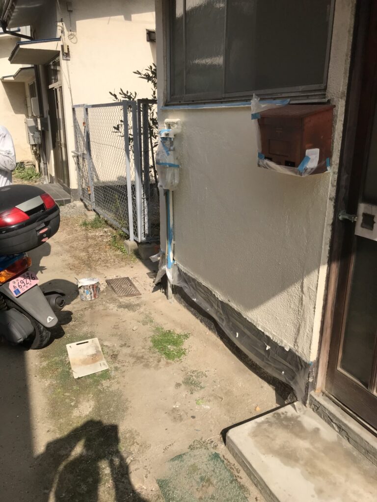 外壁シーラ塗り　　広島市南区リフォーム