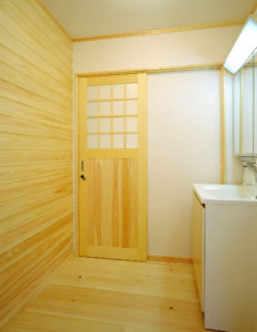 洗面所を自然エコリフォーム　広島市安佐南区高取H様邸